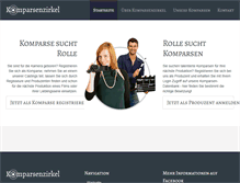 Tablet Screenshot of komparsen-zirkel.de